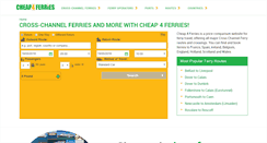 Desktop Screenshot of cheap4ferries.com